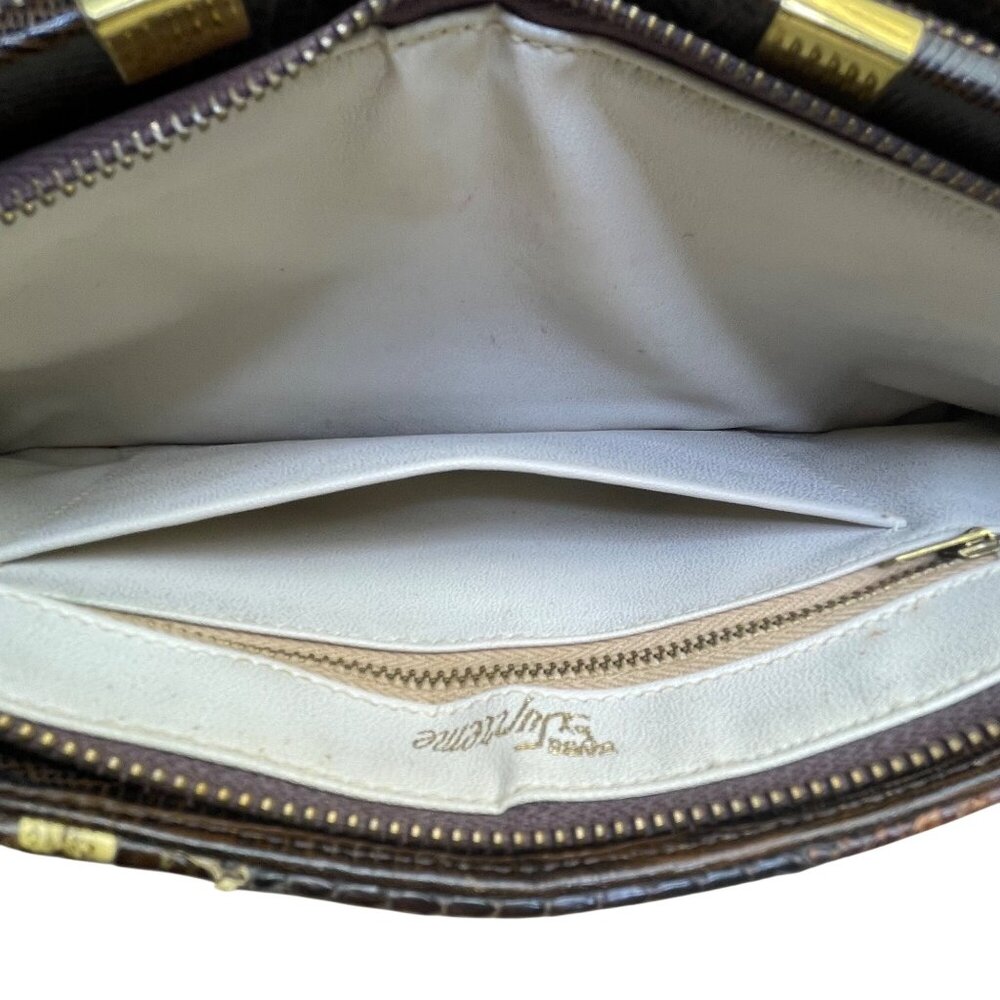 Women’s Multicolor Patchwork Snakeskin Zipper Clo… - image 8